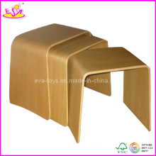 Tabouret d&#39;enfant en bois (W08G070)